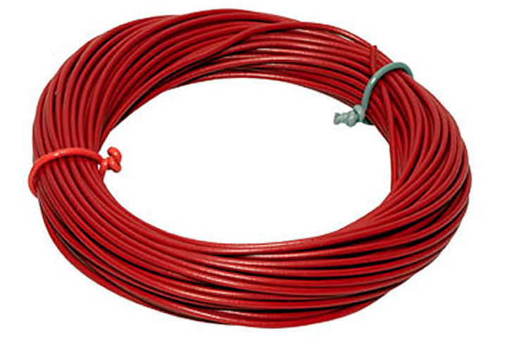Litze Ring 0,08mm² - AWG 28 - rot