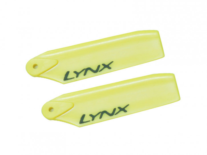 Protos MINI - Lynx Plastic Tail Blade 68 mm - gelb