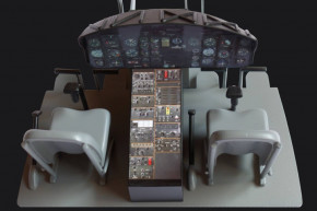 UH-1D Huey - Scale Cockpit Huey - 500 Scale
