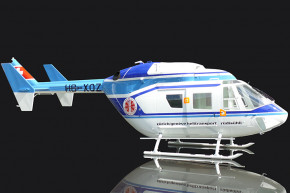 BK 117 - HB-XOZ - 600 Scale