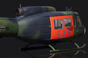 UH-1D Huey - SAR (71 + 18)  - 450 Scale